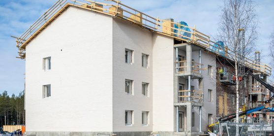 Pohjantikankuja 4 kerrostalo rakenteilla