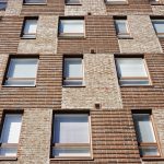 Tiilireliefijulkisivu Priki Venuksen kuja 5, Helsinki. Kuva: Wienerberger Suomi.